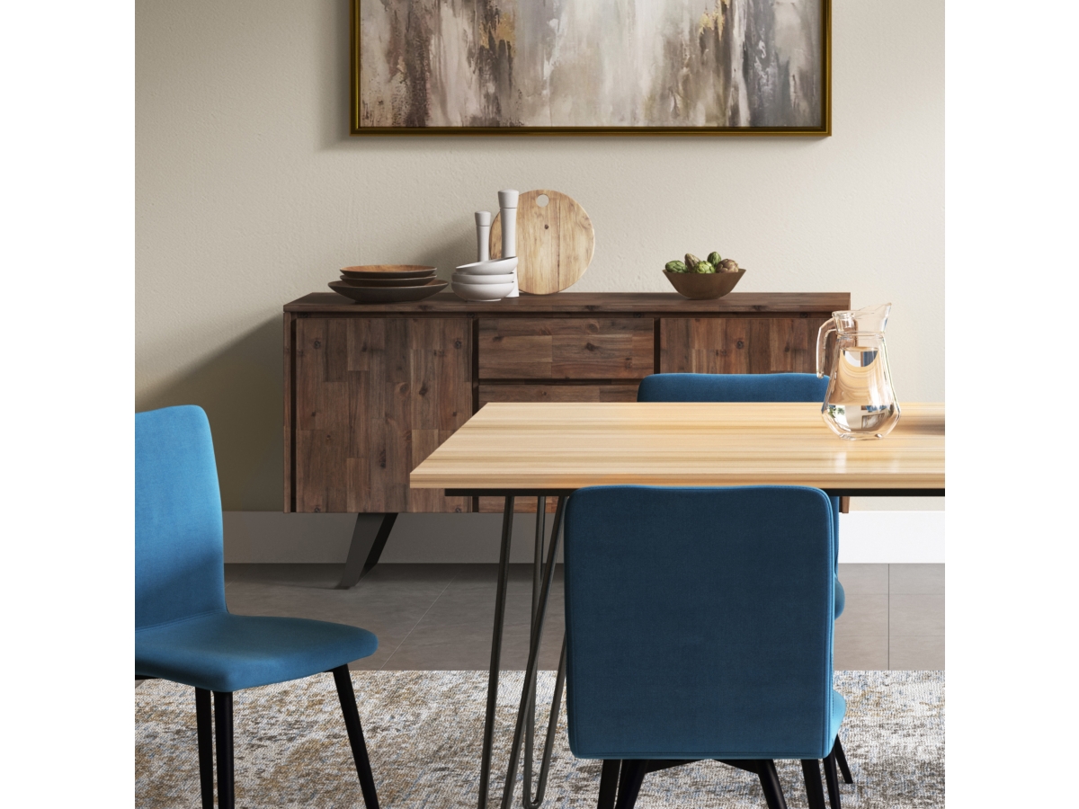 Simpli Home Lowry 4 Door Sideboard Buffet, , large