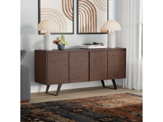 Simpli Home Lowry 4 Door Sideboard Buffet