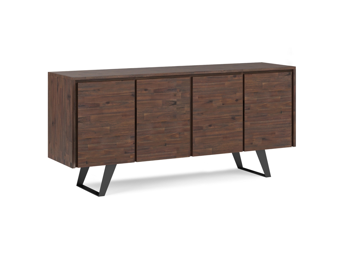 Simpli Home Lowry 4 Door Sideboard Buffet, , large