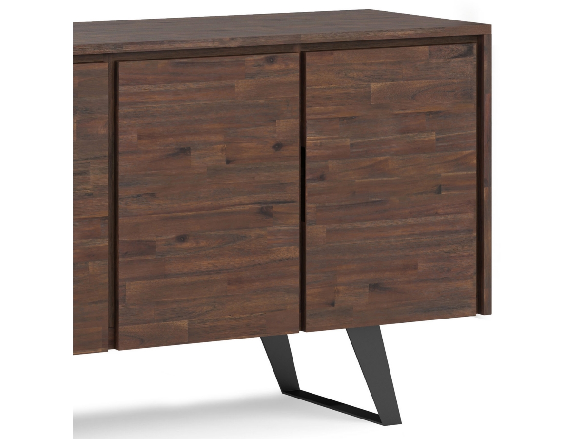 Simpli Home Lowry 4 Door Sideboard Buffet, , large