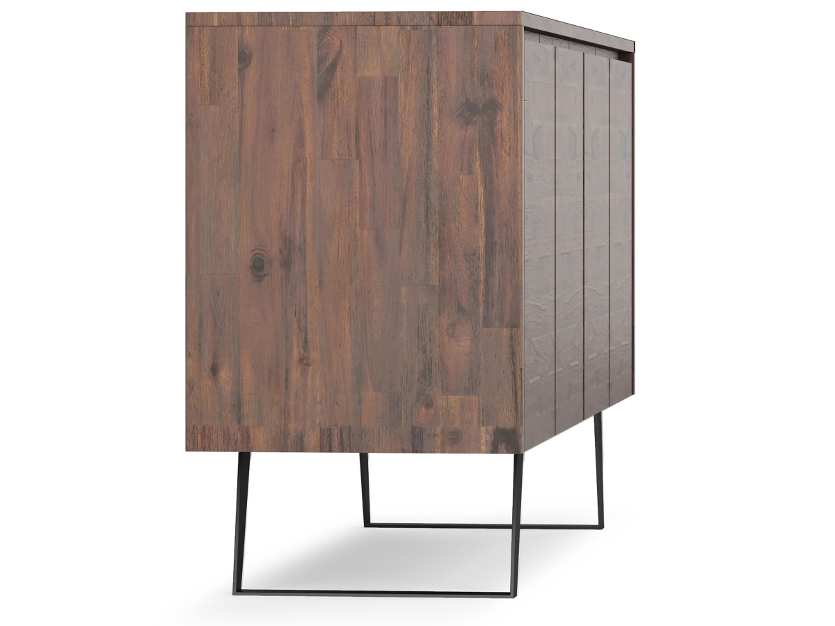 Simpli Home Lowry 4 Door Sideboard Buffet, , large