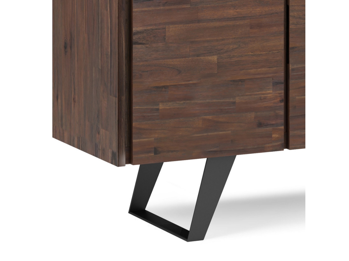 Simpli Home Lowry 4 Door Sideboard Buffet, , large