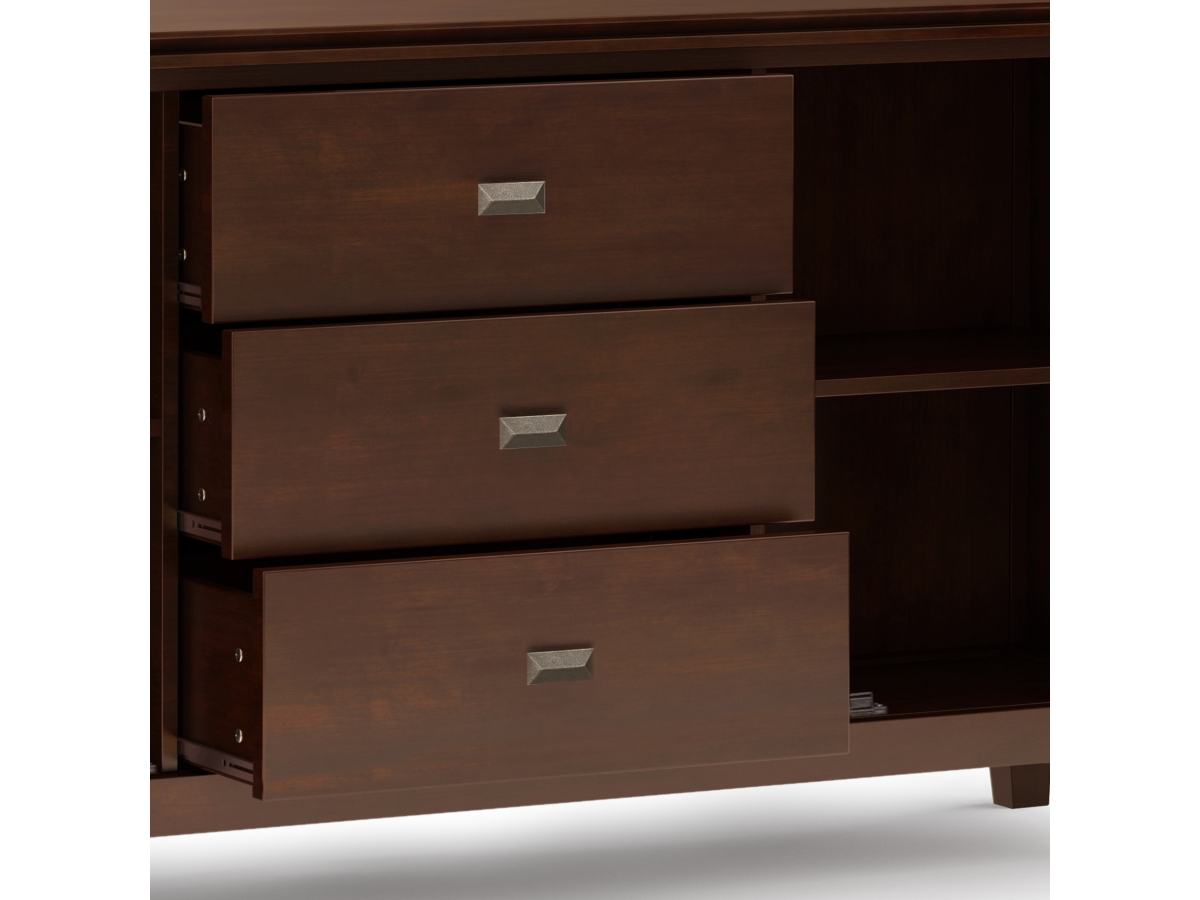 Simpli Home Artisan Sideboard Buffet, Brown, large