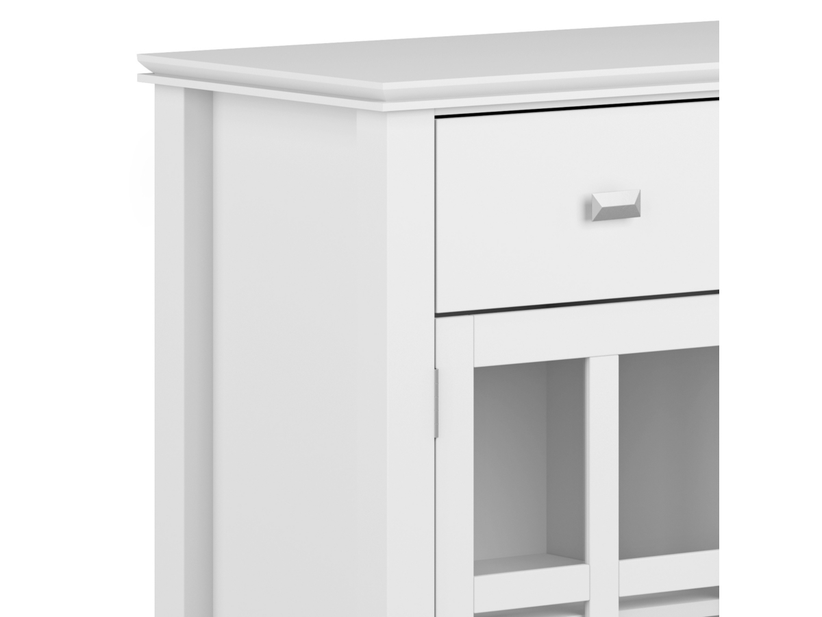 Simpli Home Artisan Sideboard Buffet Credenza, White, large