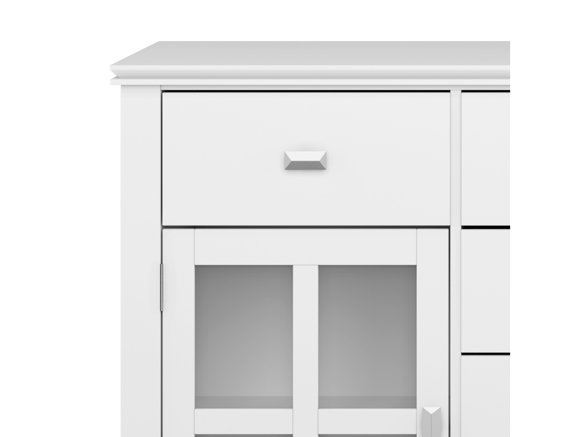 Simpli Home Artisan Sideboard Buffet Credenza, White, large