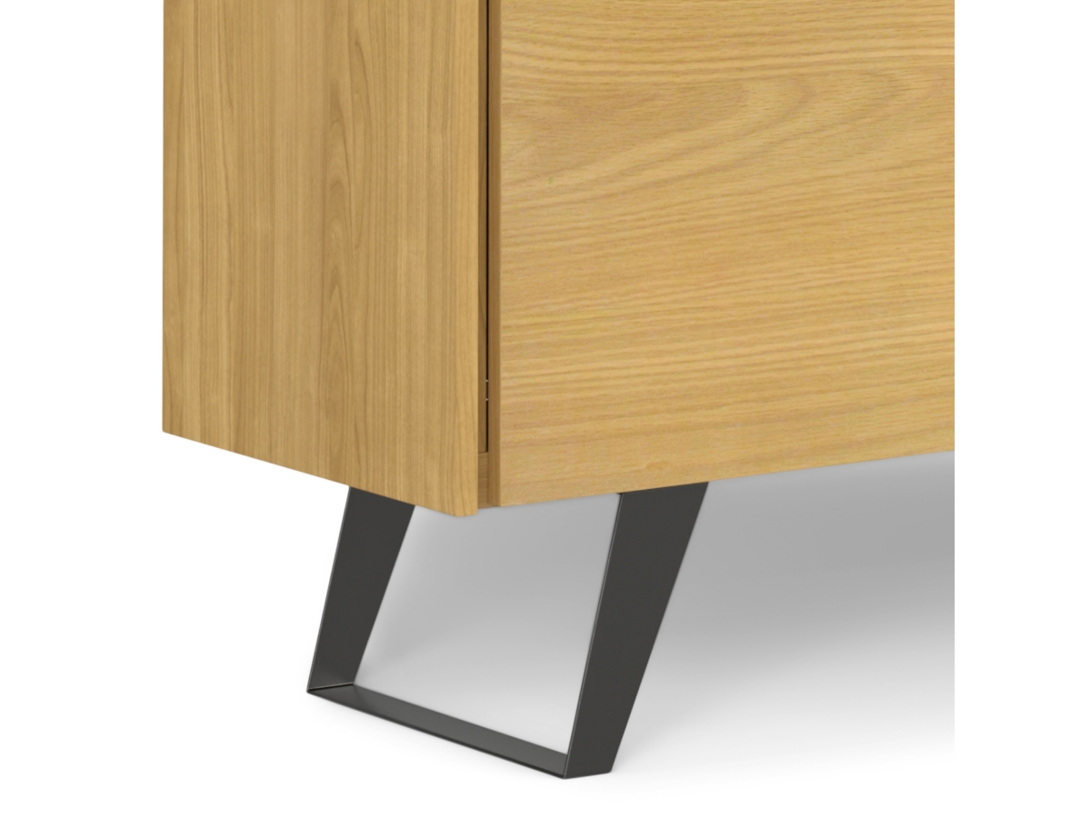 Simpli Home Lowry Sideboard Buffet, Oak, large