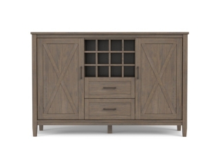Simpli Home Ela Sideboard with Wine Storage