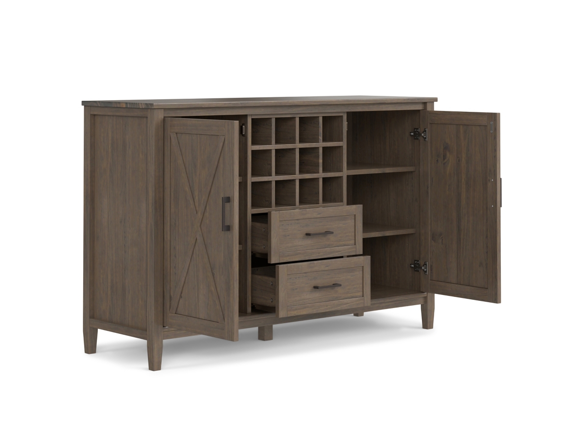 Simpli Home Ela Sideboard with Wine Storage, , large