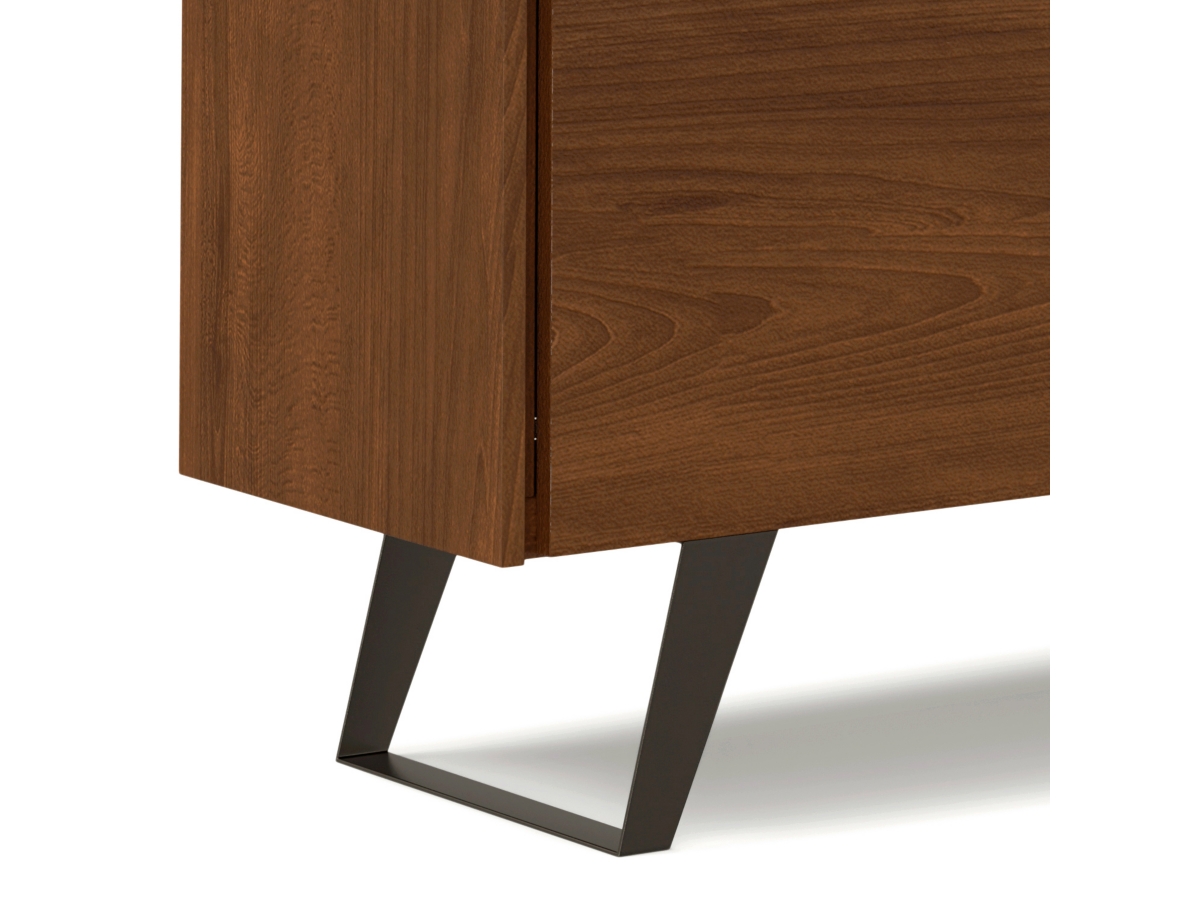 Simpli Home Lowry Sideboard Buffet, Walnut, large