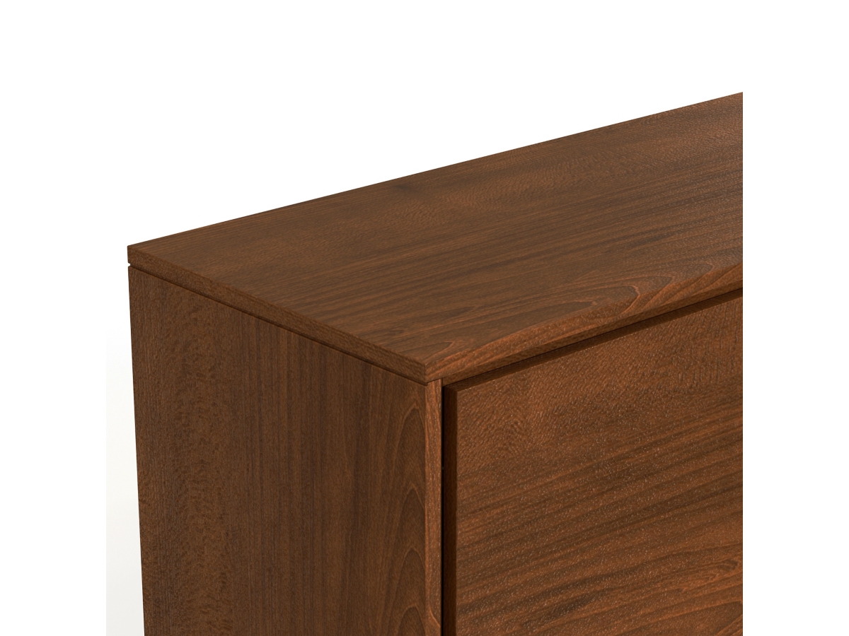 Simpli Home Lowry Sideboard Buffet, Walnut, large