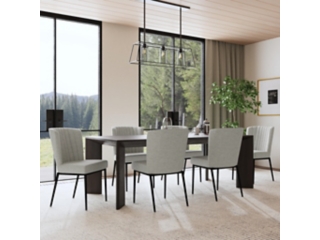 Kinfine USA Inc. HomePop Channel Back Dining Chair Set of 2