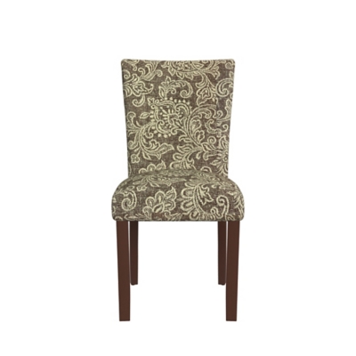 Kinfine USA Inc. HomePop Classic Parsons Dining Chair Set of 2, Brown, large