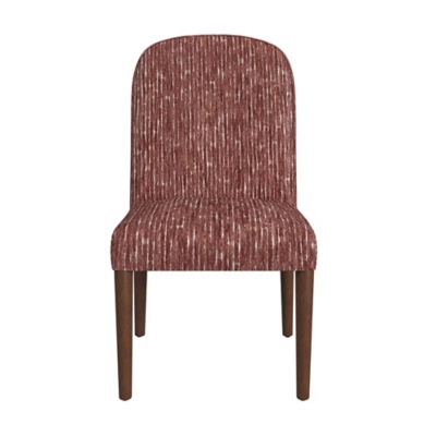 Kinfine USA Inc. HomePop Rounded Back Upholstered Dining Chair, Rust, large