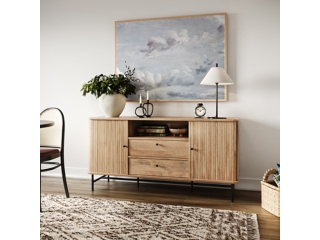 CorLiving Hikari Curved Sideboard Buffet