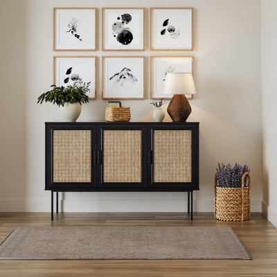 CorLiving Wood Sideboard Buffet, , rollover
