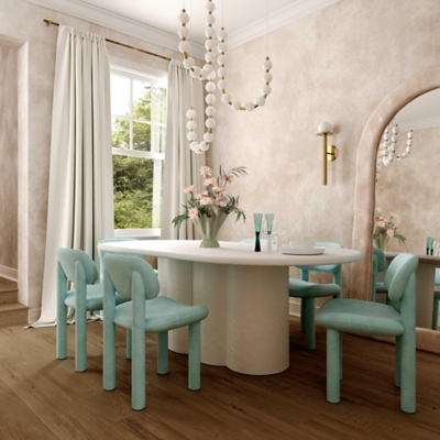 Elise Dining Chair, Blue, rollover
