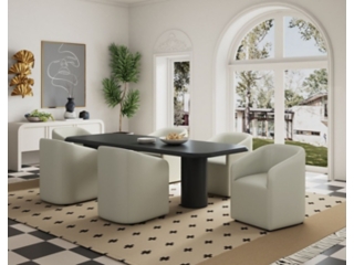 Manhattan Comfort Anna Upholstered Dining Armchair