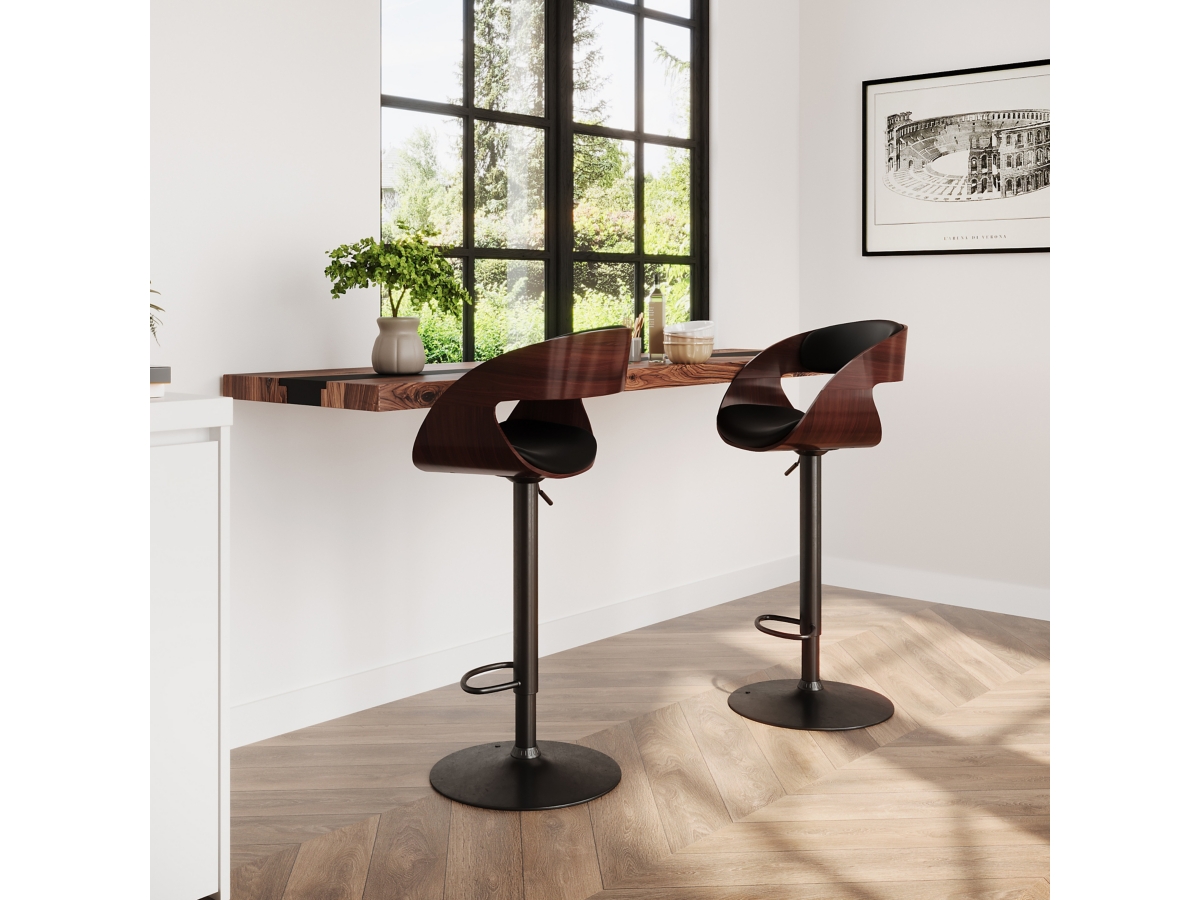 Simpli Home Archer Adjustable Swivel Bar Stool, , large