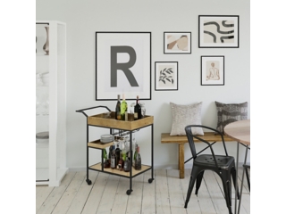 Simpli Home Barnes Bar Cart