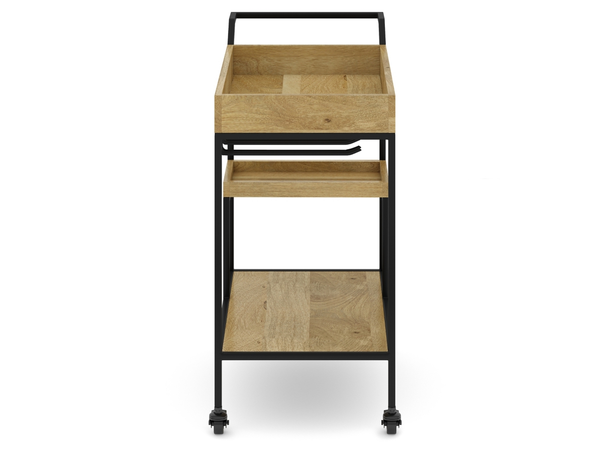 Simpli Home Barnes Bar Cart, , large