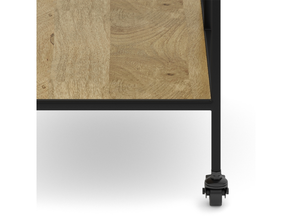 Simpli Home Barnes Bar Cart, , large