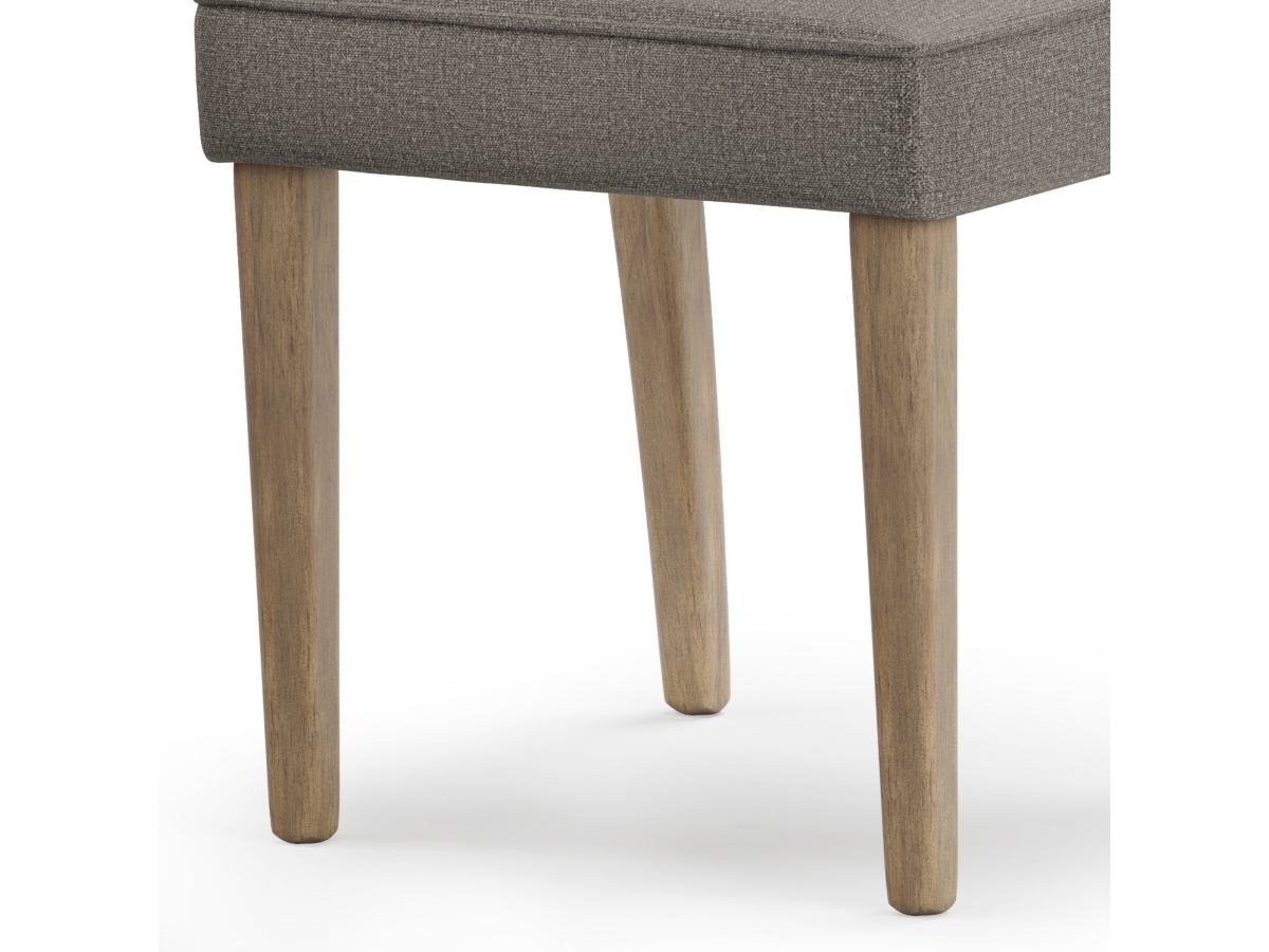 Simpli Home Bartow Dining Chair ( Set of 2 ), Taupe, large