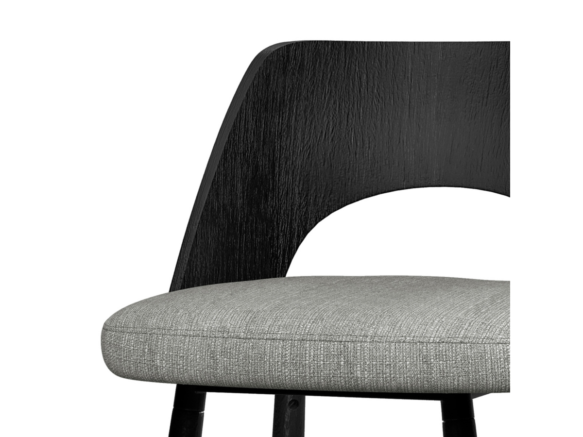 Simpli Home Callie Counter Height Bar Stool (Set of 2), Gray, large