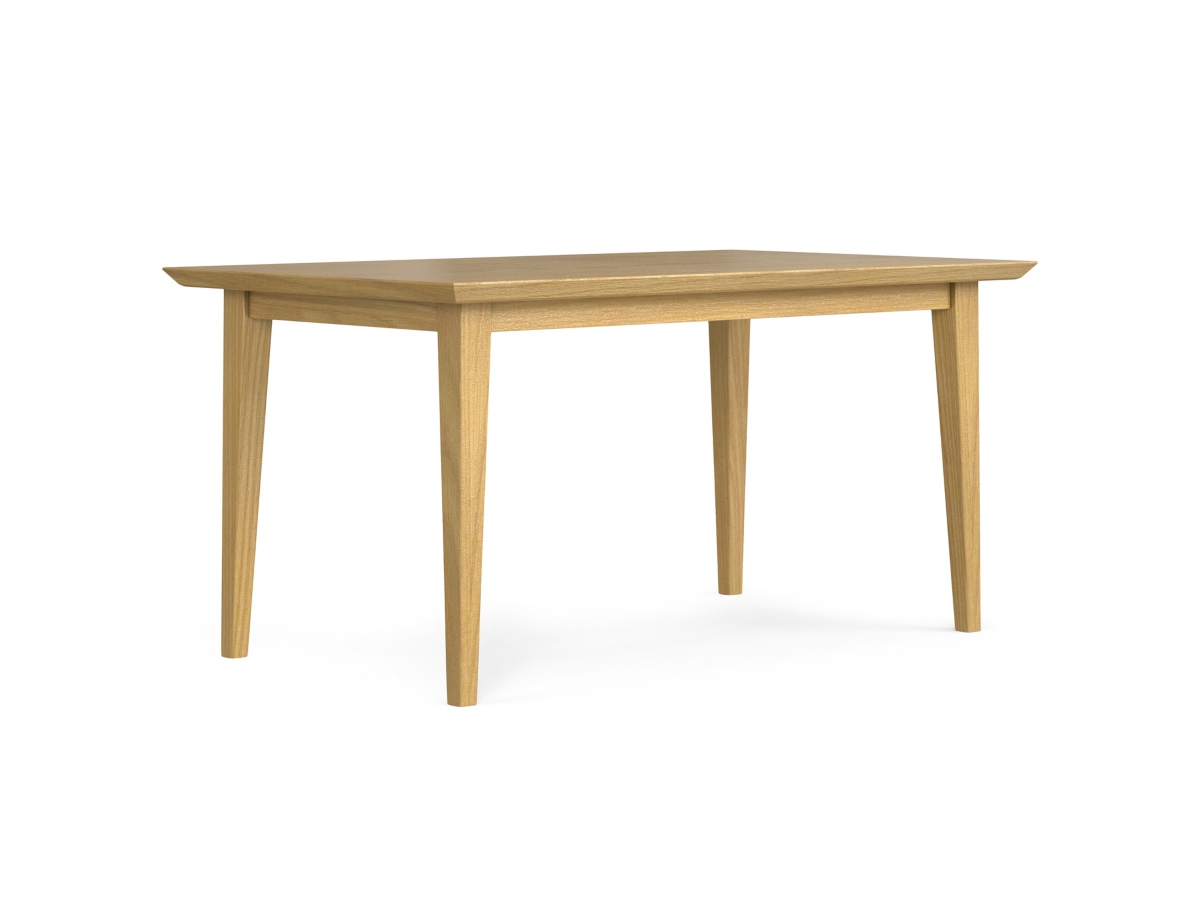 Simpli Home Colby Dining Table, Oak, large
