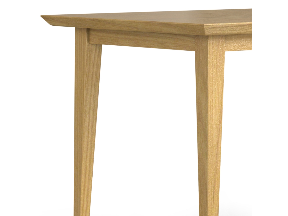 Simpli Home Colby Dining Table, Oak, large