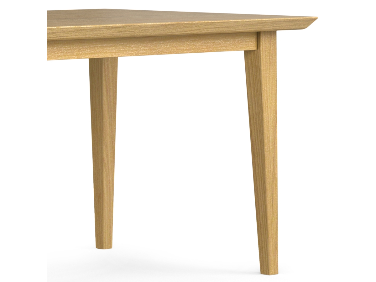 Simpli Home Colby Dining Table, Oak, large