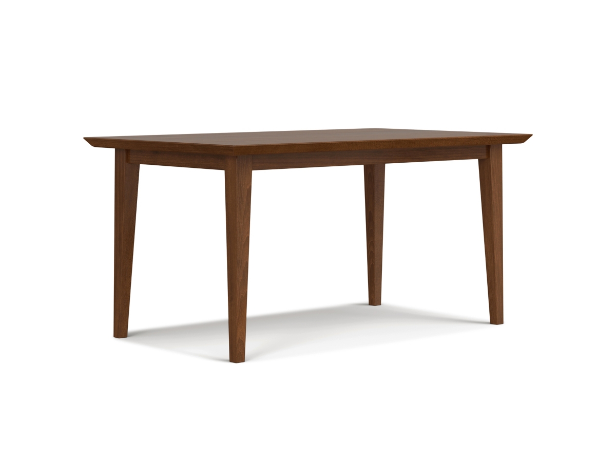 Simpli Home Colby Dining Table, Walnut, large
