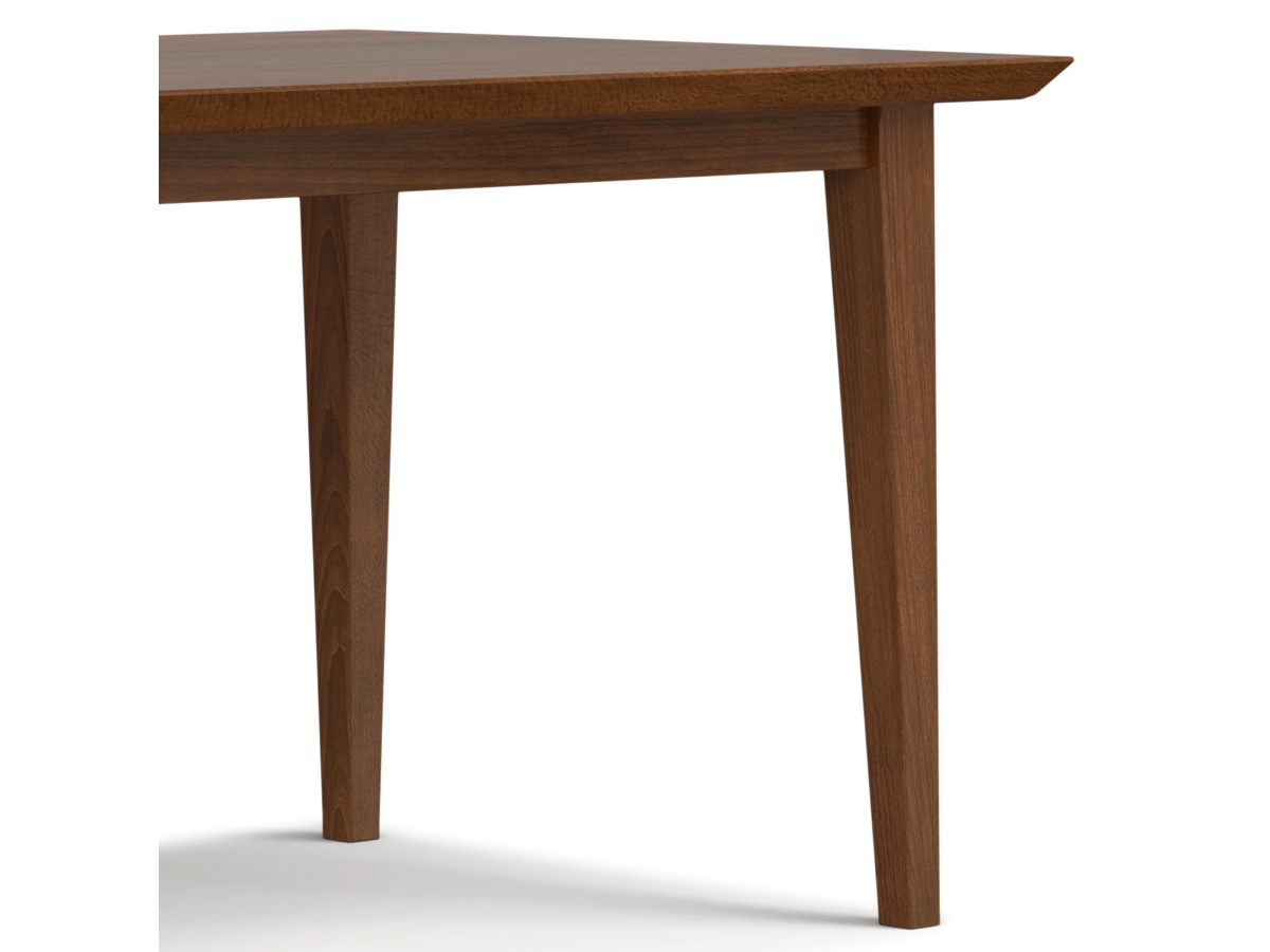 Simpli Home Colby Dining Table, Walnut, large