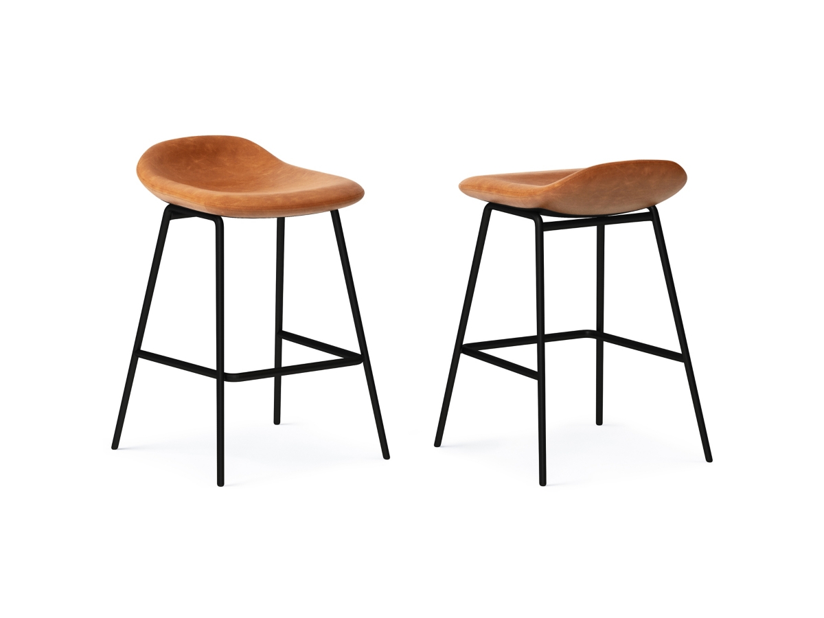 Simpli Home Dafney Counter Height Bar Stool (Set of 2), , large