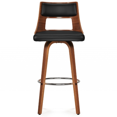 Simpli Home Dallyn Swivel Bar Stool (Set of 2), , large