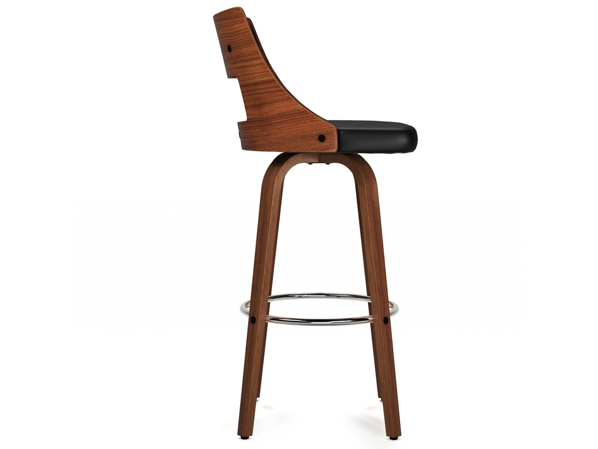 Simpli Home Dallyn Swivel Bar Stool (Set of 2), , large