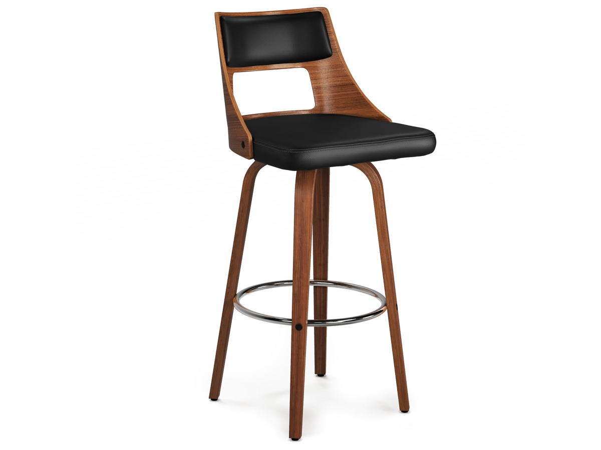 Simpli Home Dallyn Swivel Bar Stool (Set of 2), , large