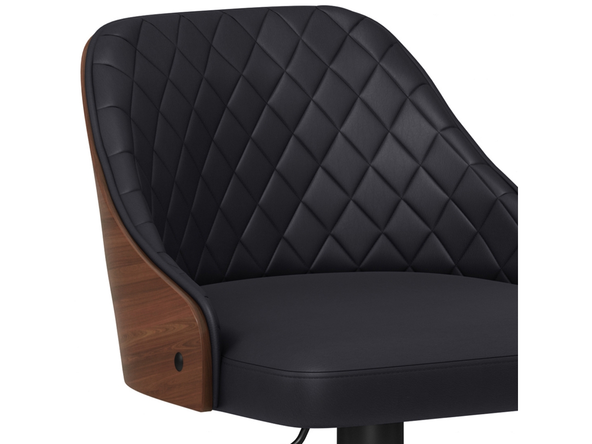 Simpli Home Edwin Adjustable Swivel Bar Stool, , large