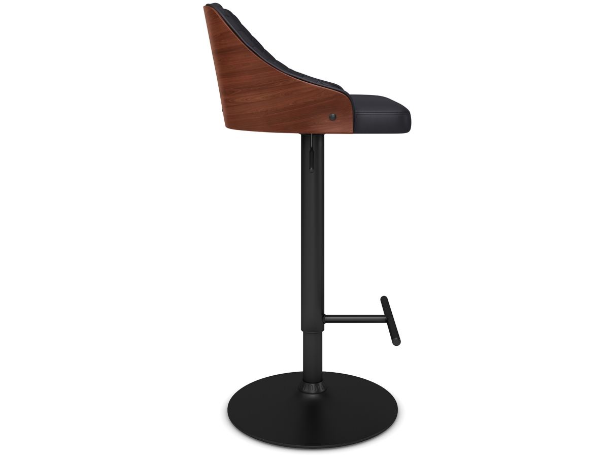 Simpli Home Edwin Adjustable Swivel Bar Stool, , large