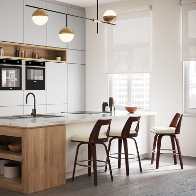 Simpli Home Ellison Counter Height Bar Stool (Set of 2), , large