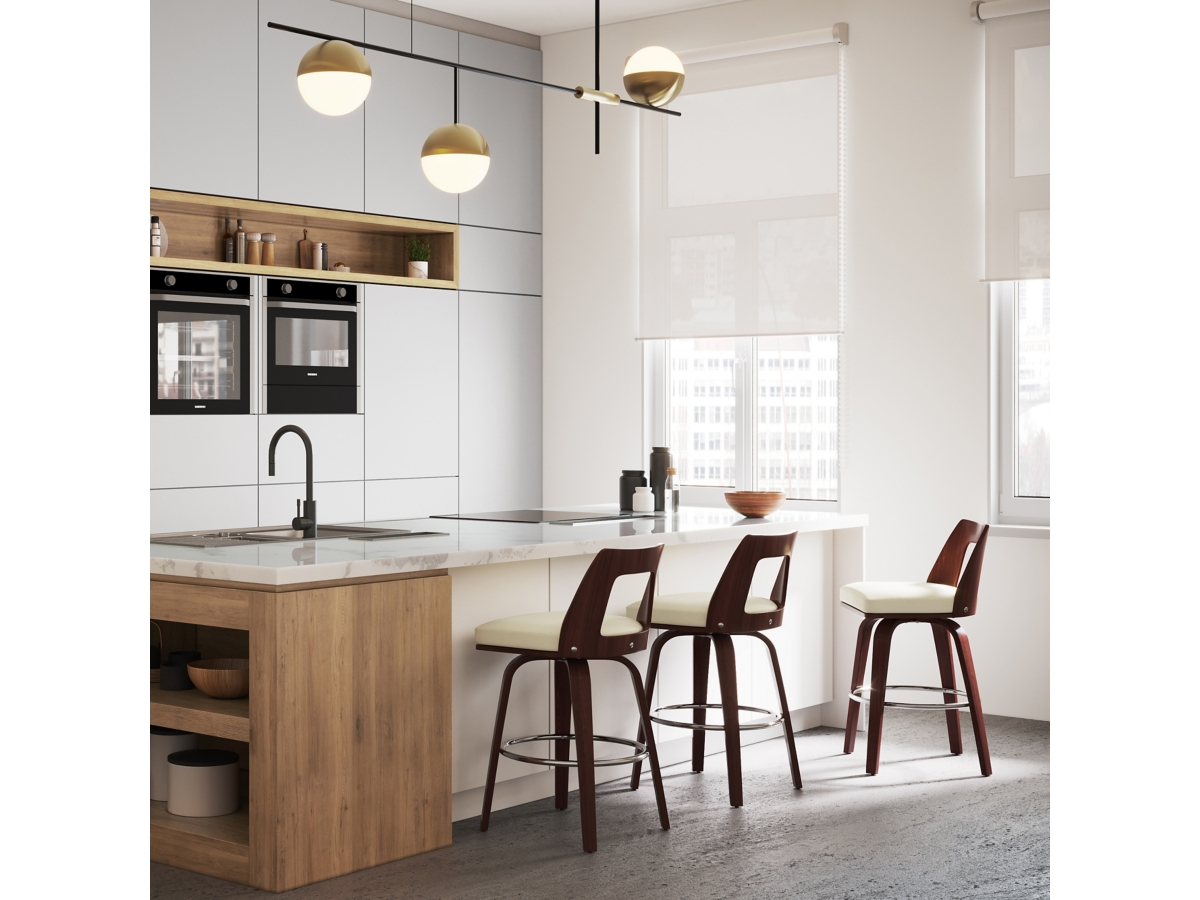 Simpli Home Ellison Counter Height Bar Stool (Set of 2), , large