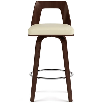 Simpli Home Ellison Swivel Bar Stool (Set of 2), , large