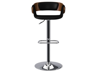 Simpli Home Farrell Adjustable Swivel Bar Stool