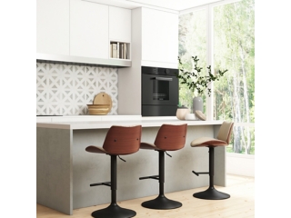 Simpli Home Goulding Adjustable Swivel Bar Stool