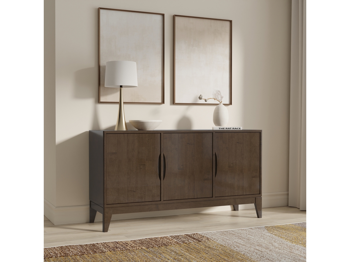 Simpli Home Harper 3 Door Sideboard Buffet, , large