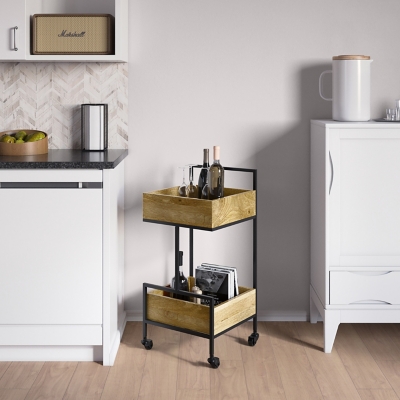 Simpli Home Hobbs Bar Cart, , rollover