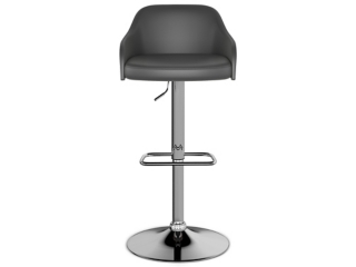Simpli Home Hutton Adjustable Swivel Bar Stool