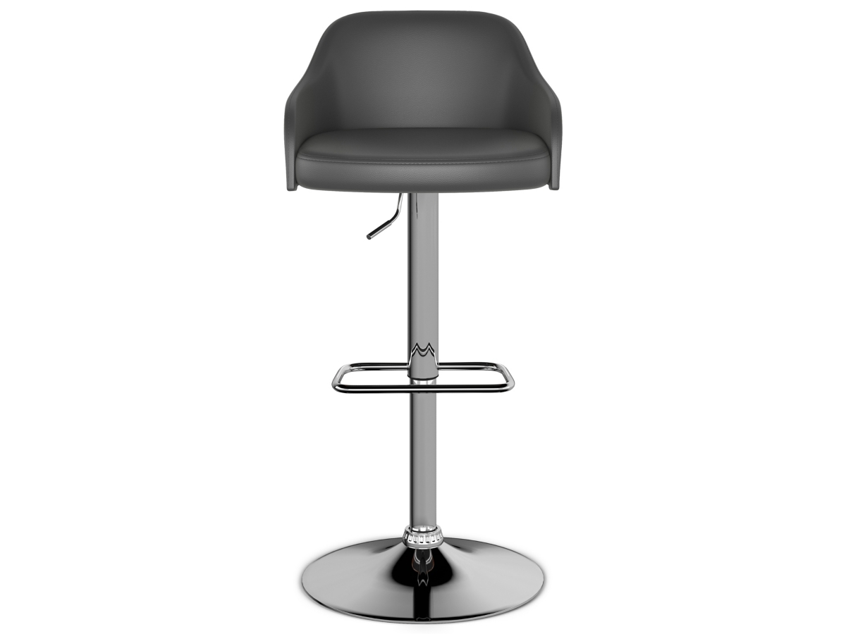 Simpli Home Hutton Adjustable Swivel Bar Stool, , large