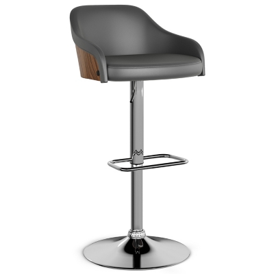 Simpli Home Hutton Adjustable Swivel Bar Stool, , large