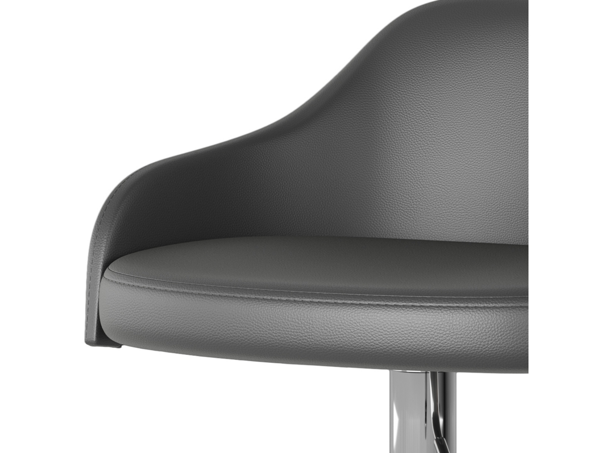 Simpli Home Hutton Adjustable Swivel Bar Stool, , large