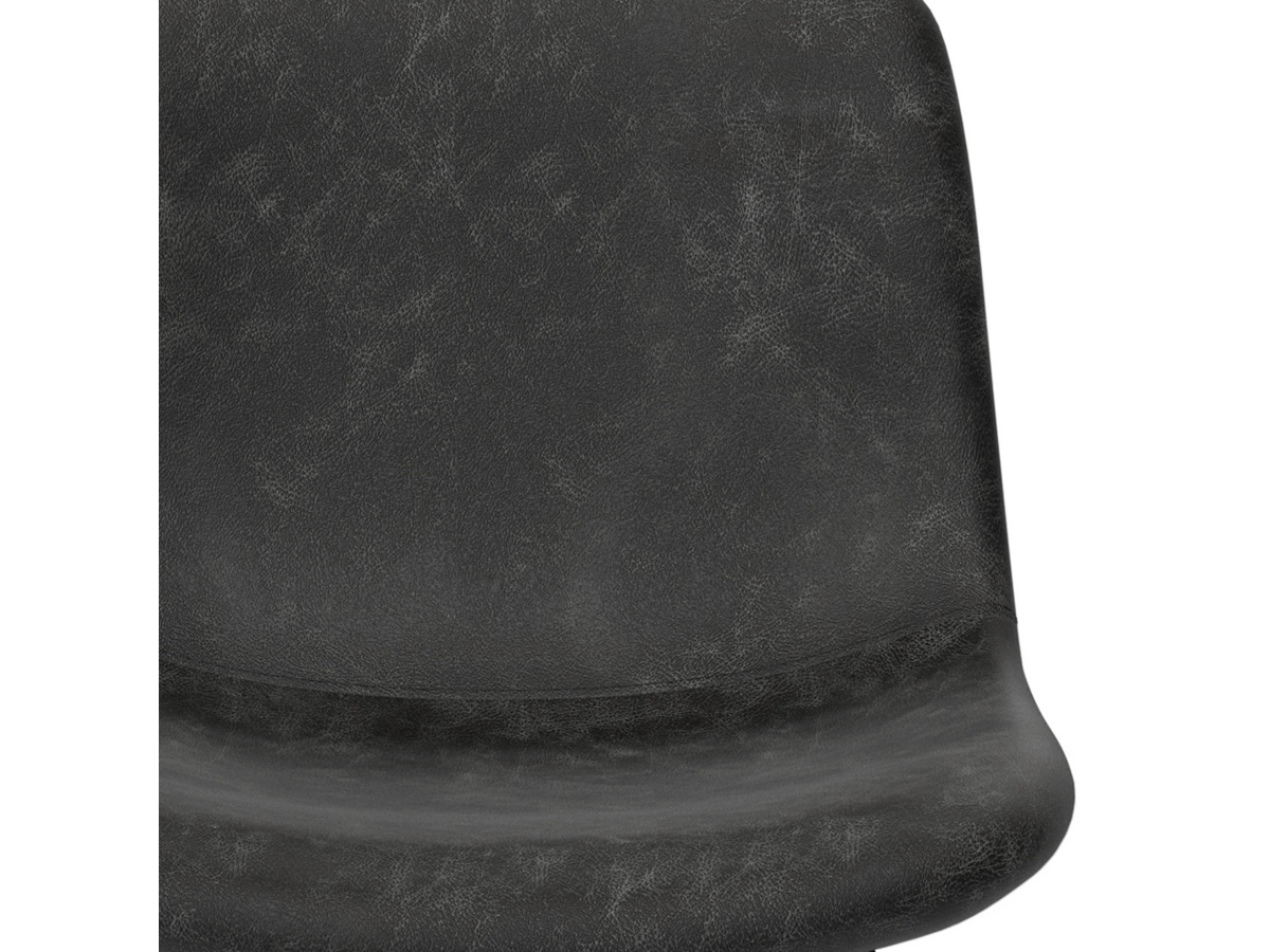 Simpli Home Jolie Bar Stool (Set of 2), Charcoal Gray, large